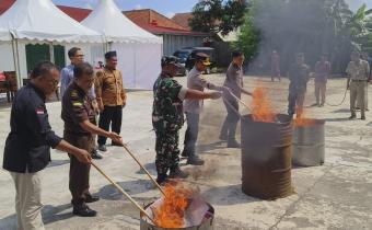 Bawaslu Purworejo Hadiri Pemusnahan Surat Suara Rusak di KPU